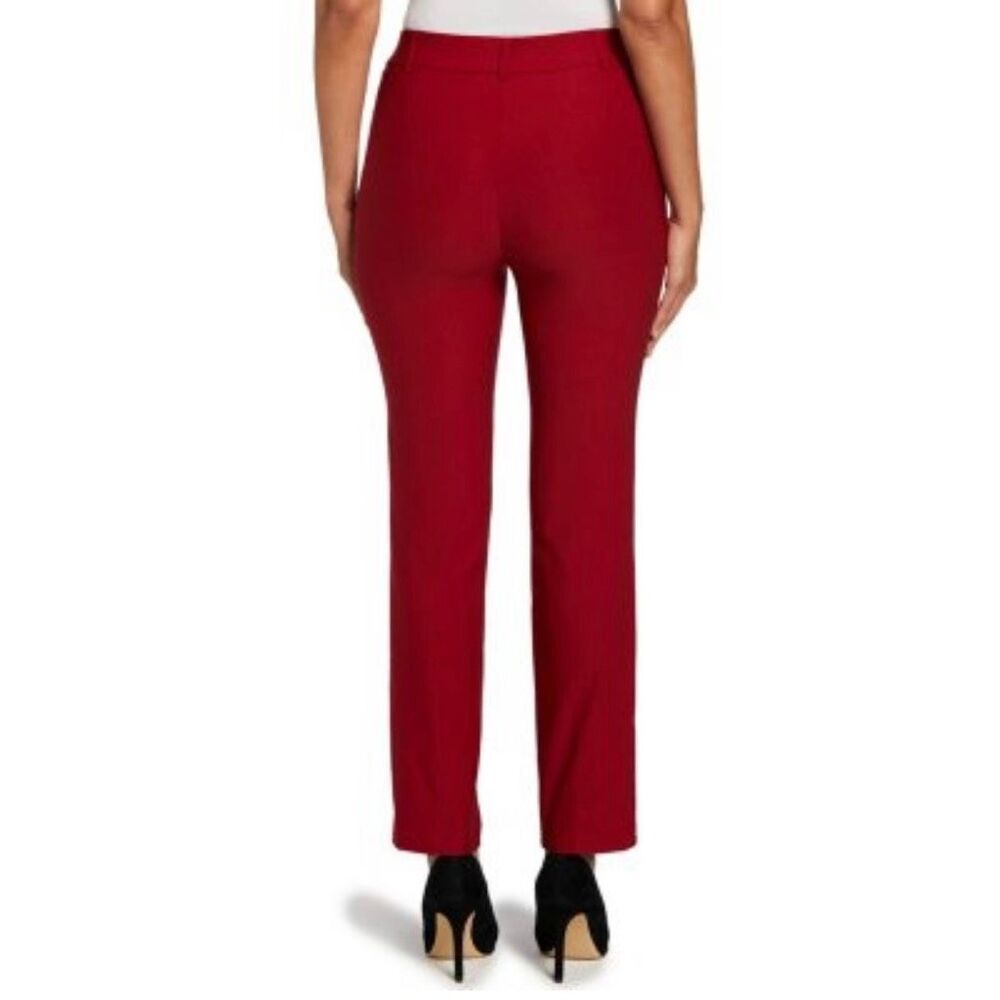 Rafaella Women’s Millennium Stretch Pants Size 14 Windsor Wine - Picture 4 of 7